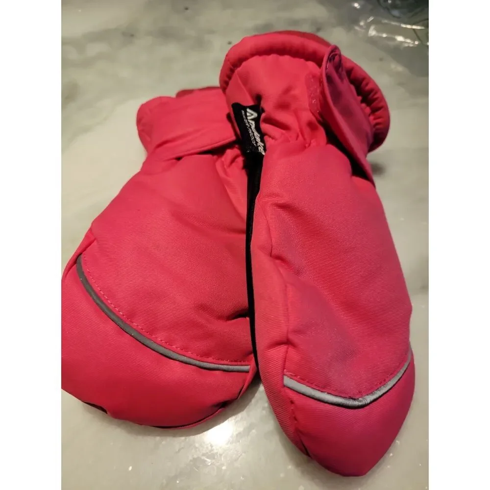 Girls' Winter Gloves Ski Mittens 3M Thinsulate Insulated Heated Glove Sz M(4-6y)